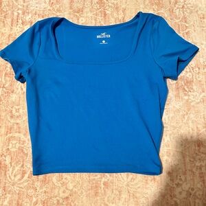 Hollister square neck crop top